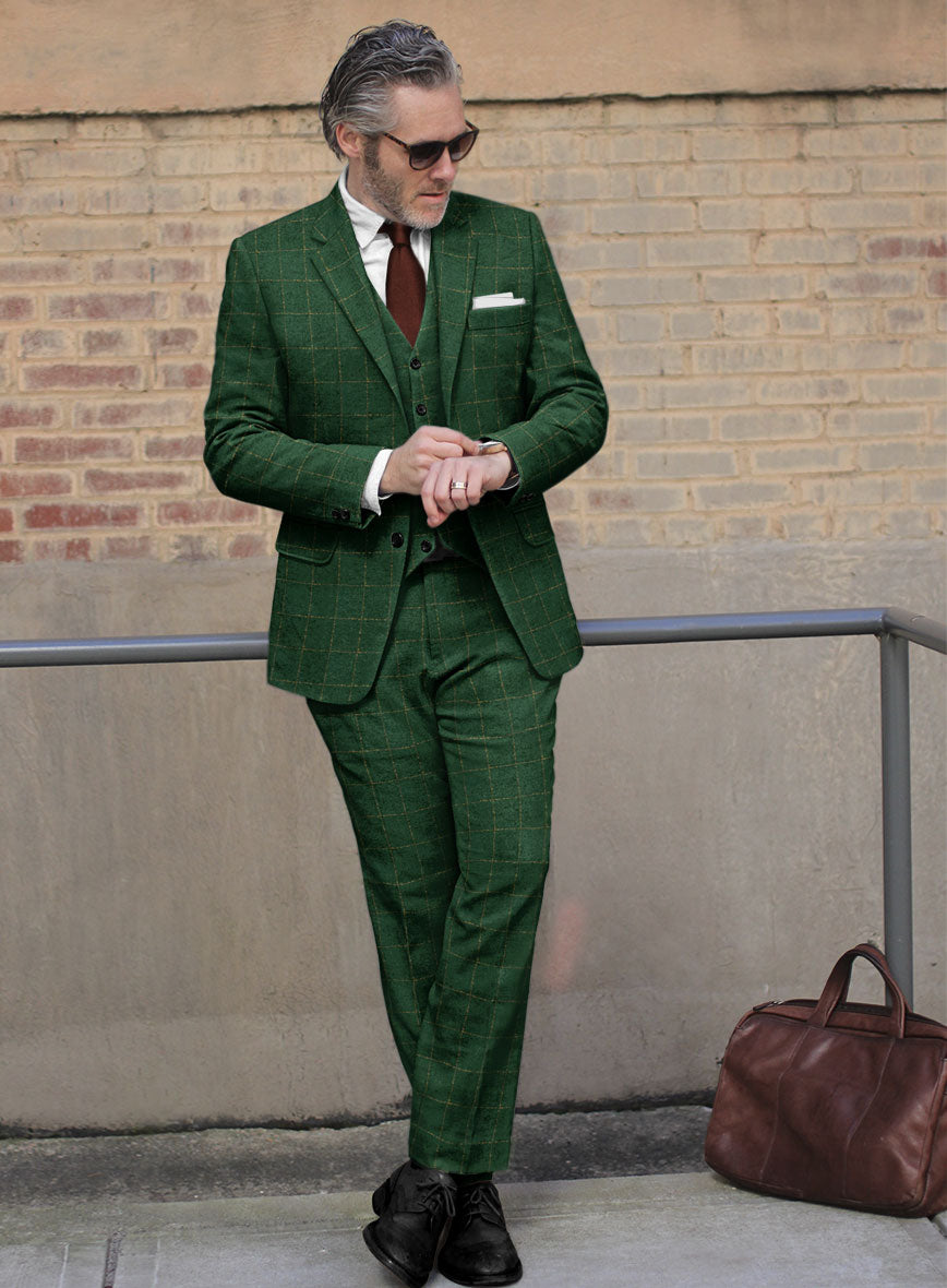 Italian Lico Checks Tweed Suit - StudioSuits