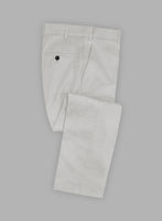 Italian Light Gray Cotton Pants - StudioSuits