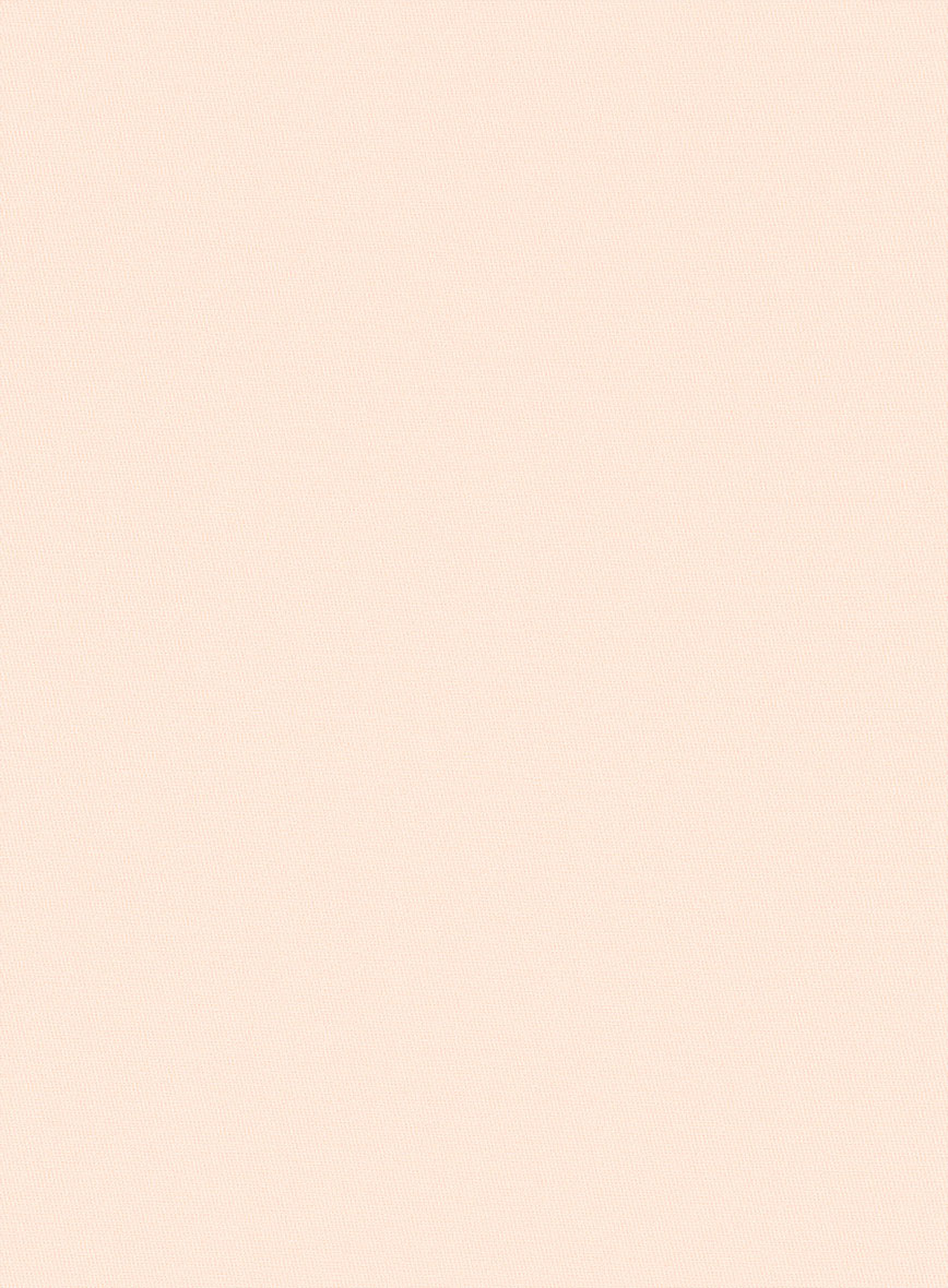 Italian Light Pink Cotton Stretch Pants - StudioSuits