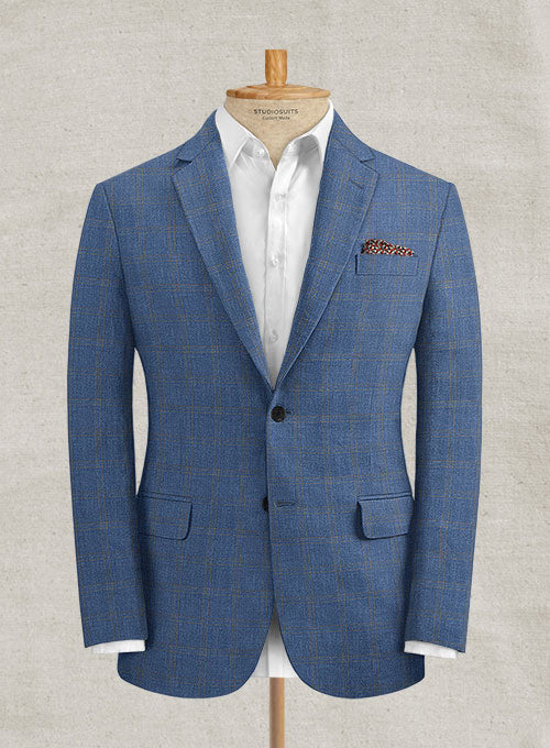 Italian Linen Ardono Checks Suit - StudioSuits