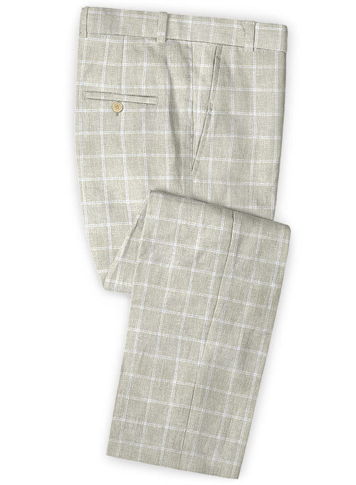 Italian Linen Barro Pants - StudioSuits