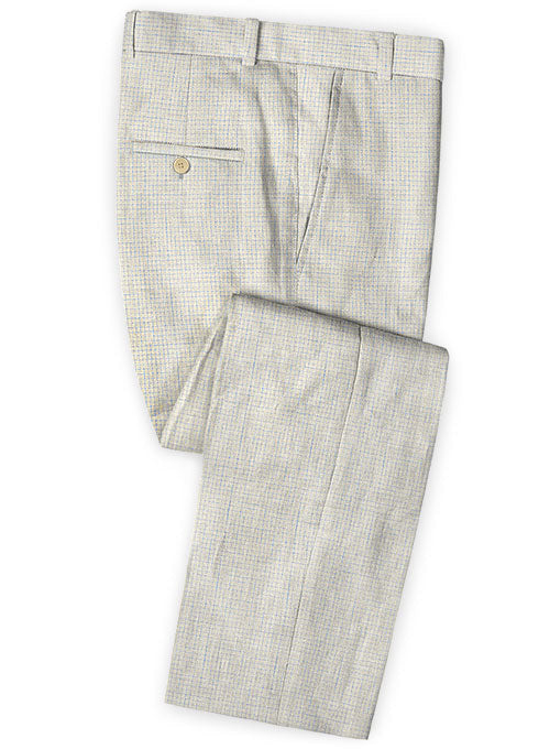 Italian Linen Cassio Pants - StudioSuits