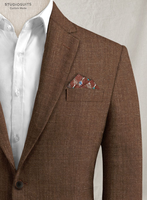 Italian Linen Farm Brown Suit - StudioSuits