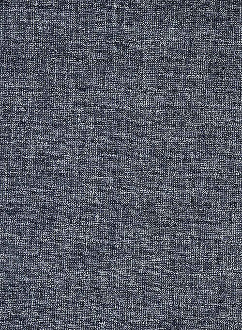 Italian Linen Blue Heiro Pants - StudioSuits