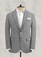 Italian Linen Lusso Black Suit - StudioSuits