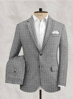 Italian Linen Lusso Black Suit - StudioSuits