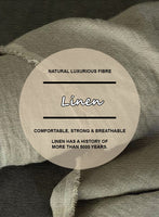 Italian Linen Lusso Brown Pants - StudioSuits