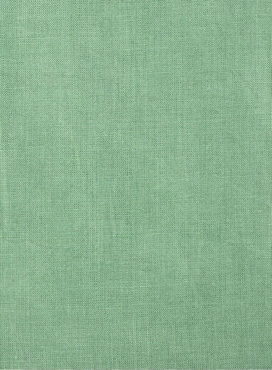 Italian Linen Mojito Green Jacket - StudioSuits