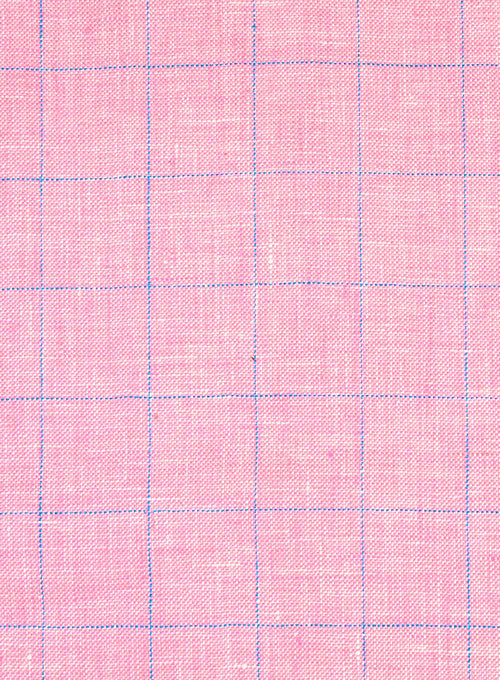 Italian Linen Pink Box Jacket - StudioSuits