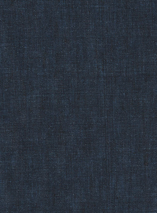 Italian Linen Runway Blue Jacket - StudioSuits
