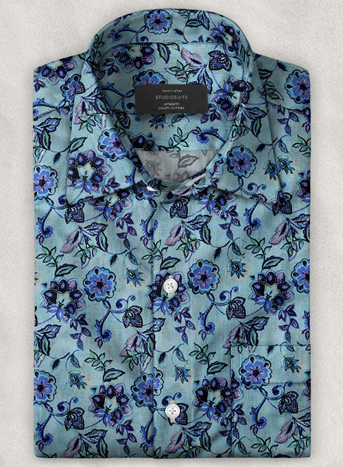 Italian Linen Saneri Shirt - StudioSuits