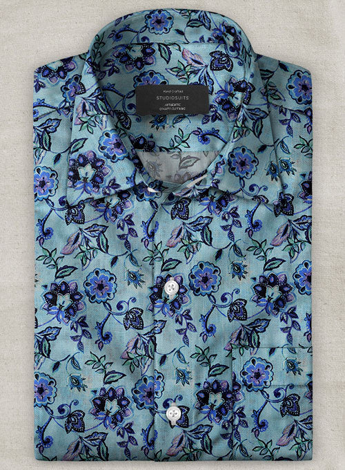 Italian Linen Saneri Shirt - StudioSuits