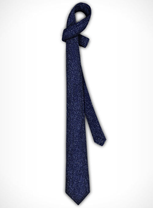 Italian Linen Tie - Spezia Blue - StudioSuits
