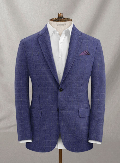 Italian Linen Tilcio Checks Suit - StudioSuits