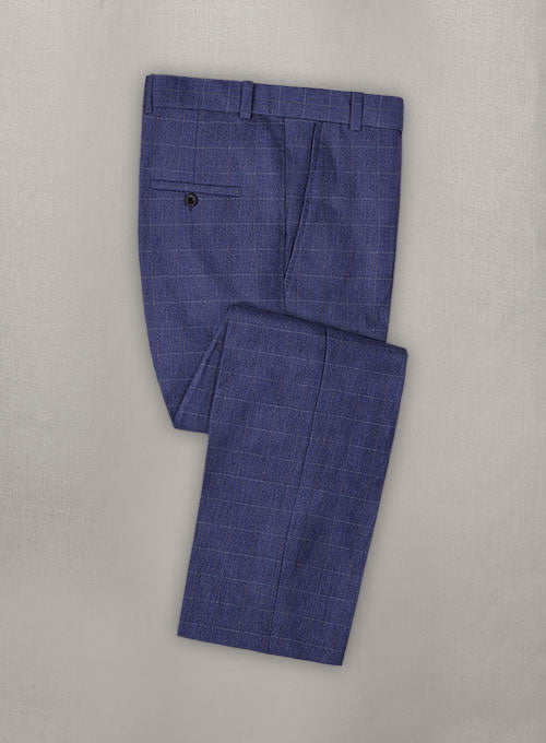 Italian Linen Tilcio Checks Suit - StudioSuits