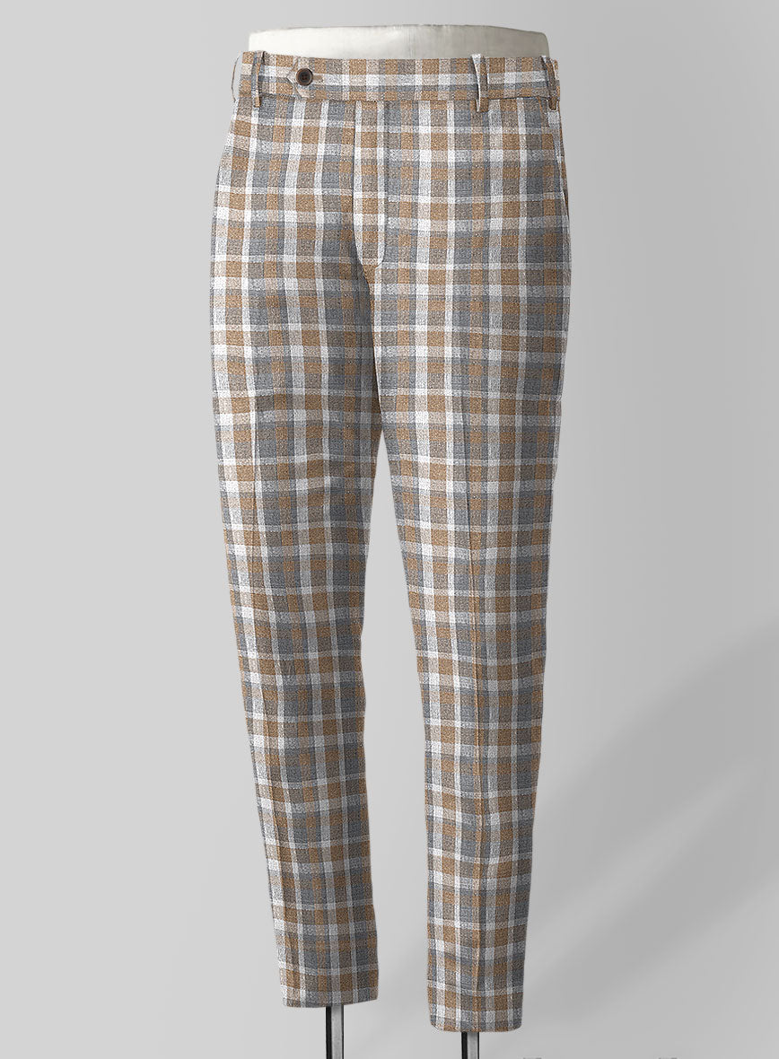 Italian Linen Wool Oloye Pants - StudioSuits
