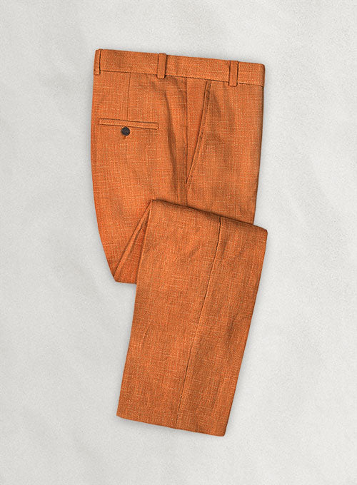 Italian Linen Fire Pants - StudioSuits