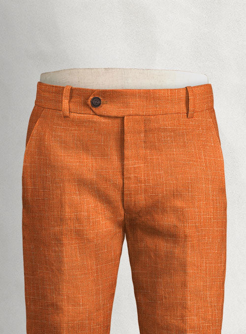Italian Linen Fire Pants - StudioSuits