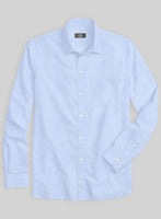 Italian Lombardo Casper Blue Shirt - StudioSuits