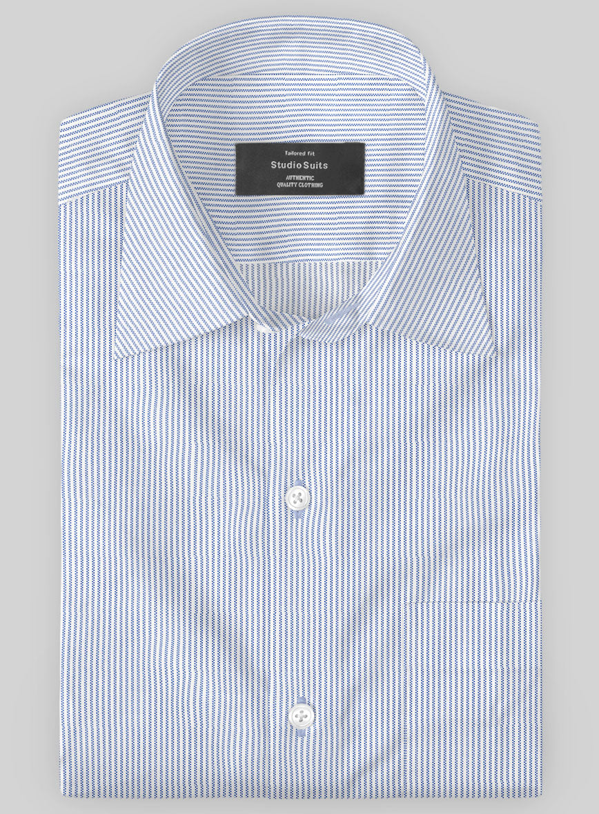 Italian Lombardo Mini Cara Stripes Shirt - StudioSuits