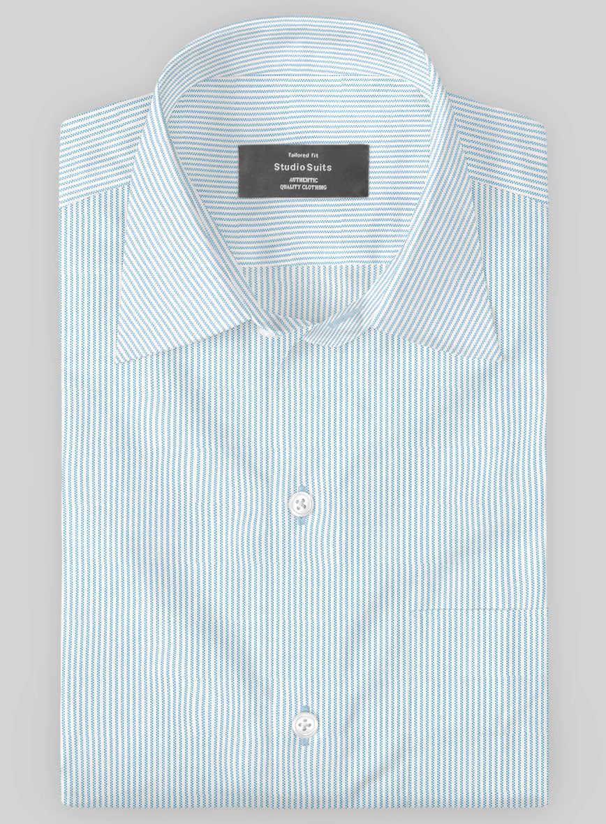 Italian Lombardo Mini Carolina Stripes Shirt - StudioSuits