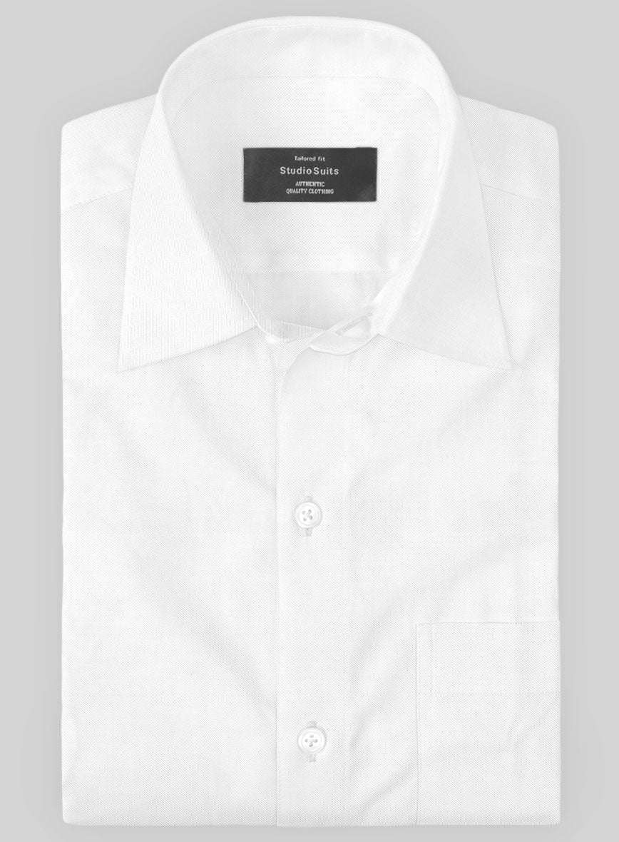 Italian Lombardo White Shirt - StudioSuits