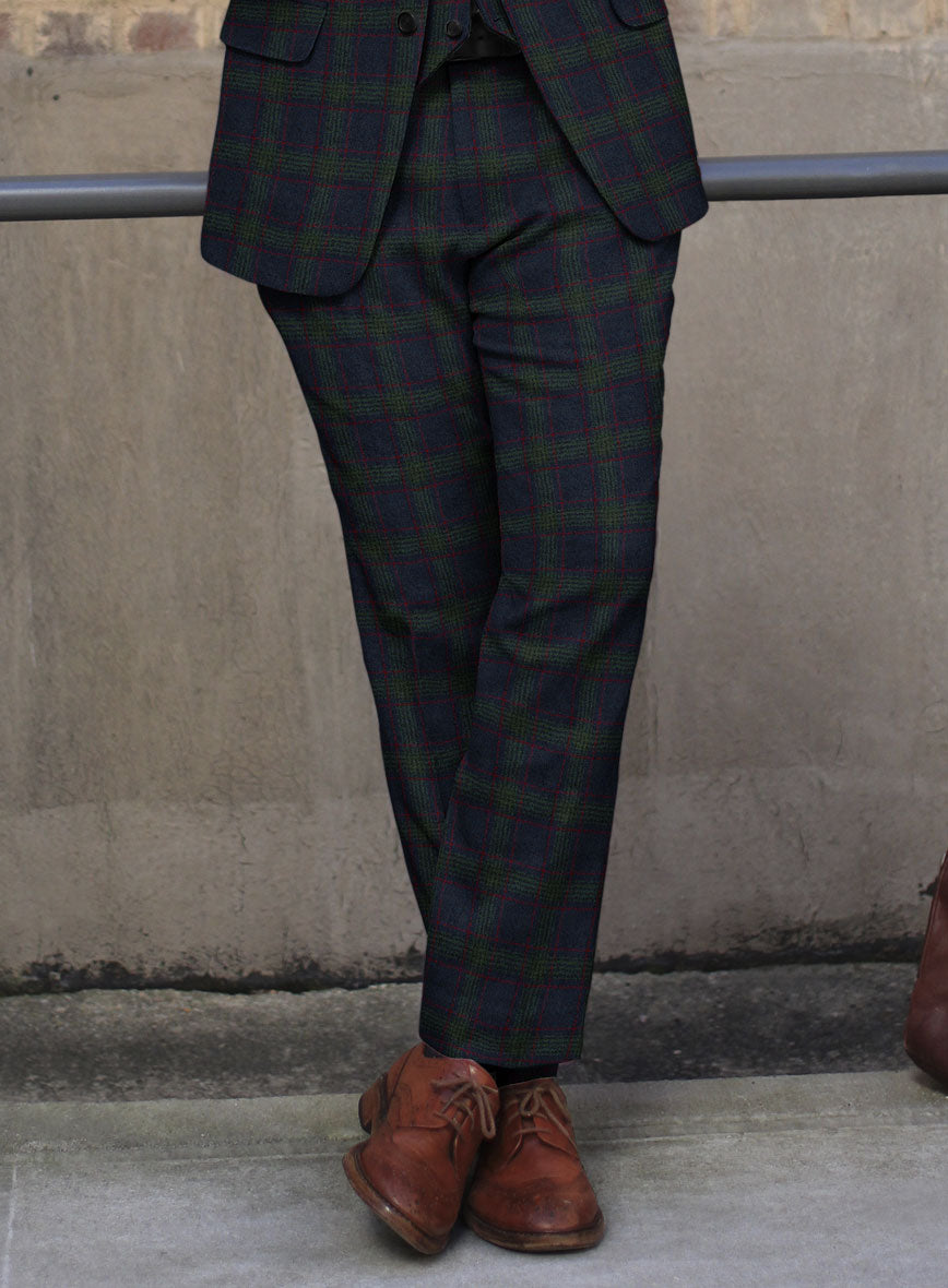Italian Loza Checks Tweed Suit - StudioSuits