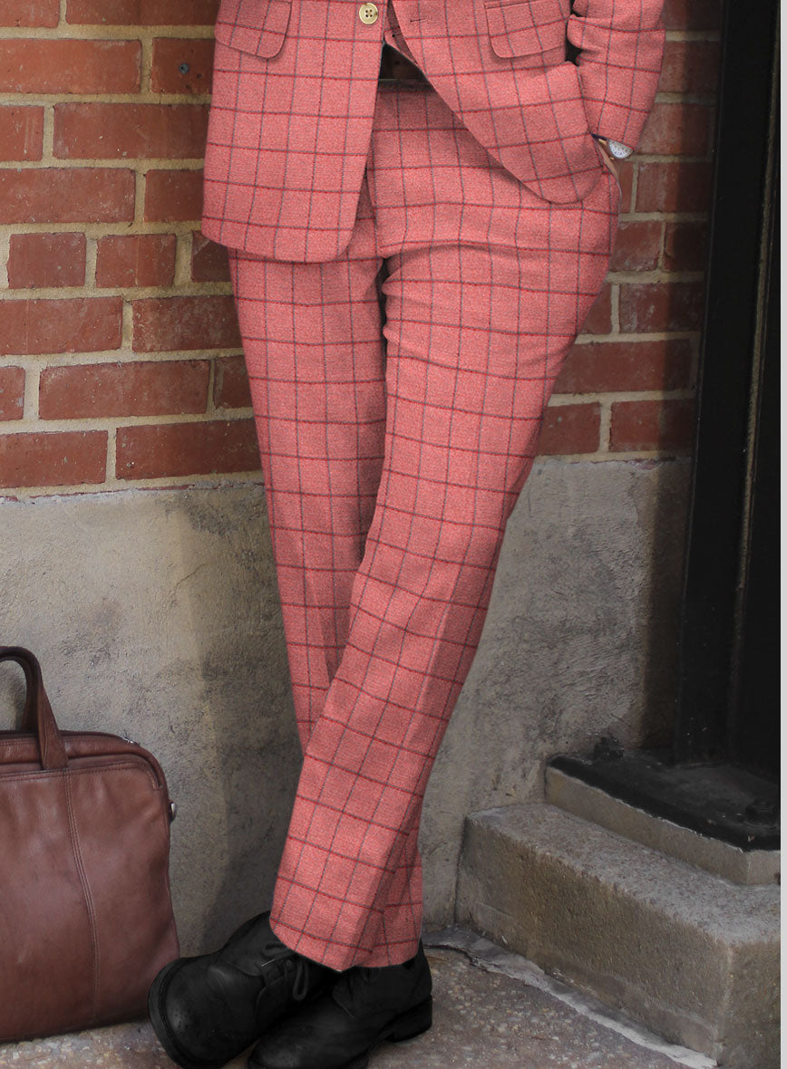 Italian Marino Checks Tweed Suit - StudioSuits