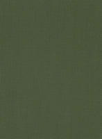 Italian Military Green Cotton Stretch Jacket - StudioSuits