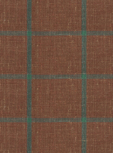 Italian Murano Aureta Brown Wool Linen Jacket - StudioSuits