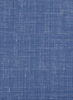 Italian Murano Cadel Blue Wool Linen Pants - StudioSuits