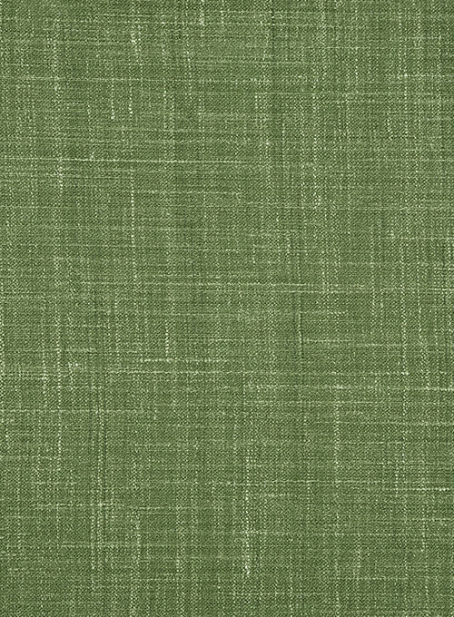 Italian Murano Corro Green Wool Linen Jacket - StudioSuits