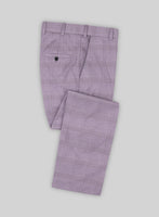 Italian Murano Esar Lavender Wool Linen Silk Suit - StudioSuits