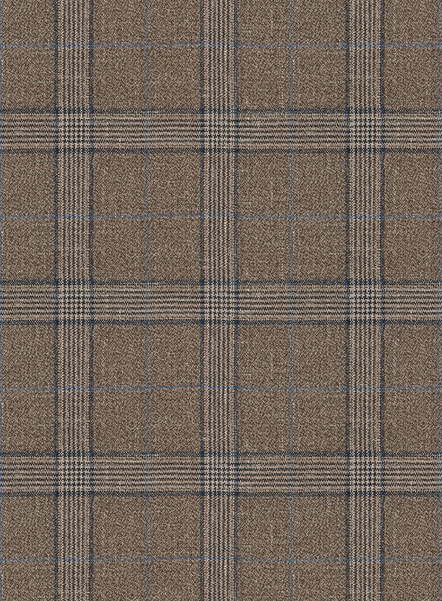 Italian Murano Igelu Brown Wool Linen Silk Suit - StudioSuits