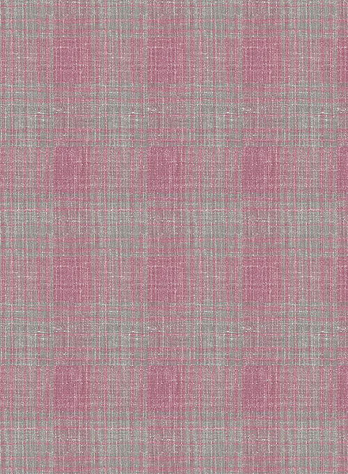 Italian Murano Orenti Pink Wool Linen Suit - StudioSuits