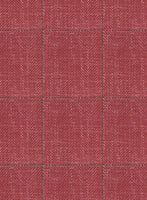 Italian Murano Radon Pink Wool Linen Silk Pants - StudioSuits