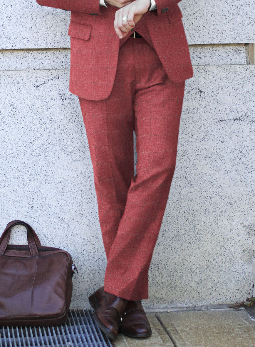 Italian Murano Radon Pink Wool Linen Silk Suit - StudioSuits