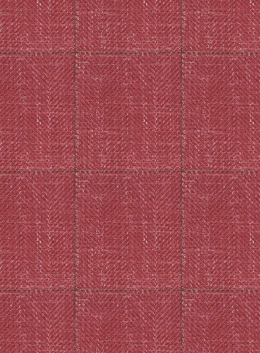 Italian Murano Radon Pink Wool Linen Silk Suit - StudioSuits