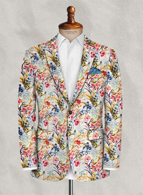 Italian Organic Silk Elmira Jacket - StudioSuits