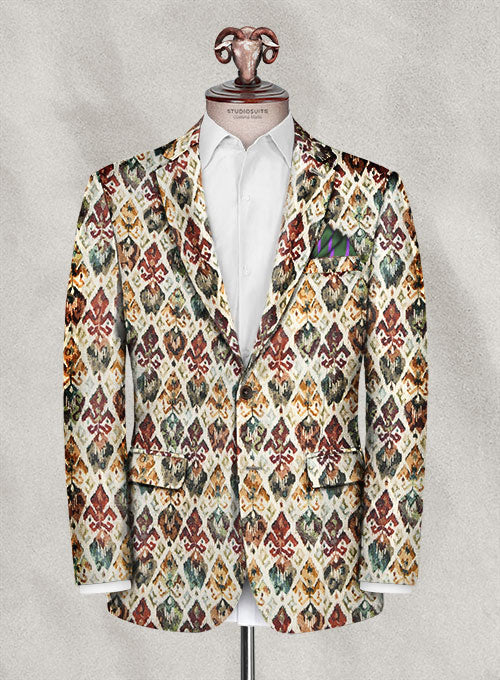 Italian Organic Silk Saltto Jacket - StudioSuits