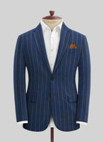 Italian Pabna Stripe Tweed Suit - StudioSuits