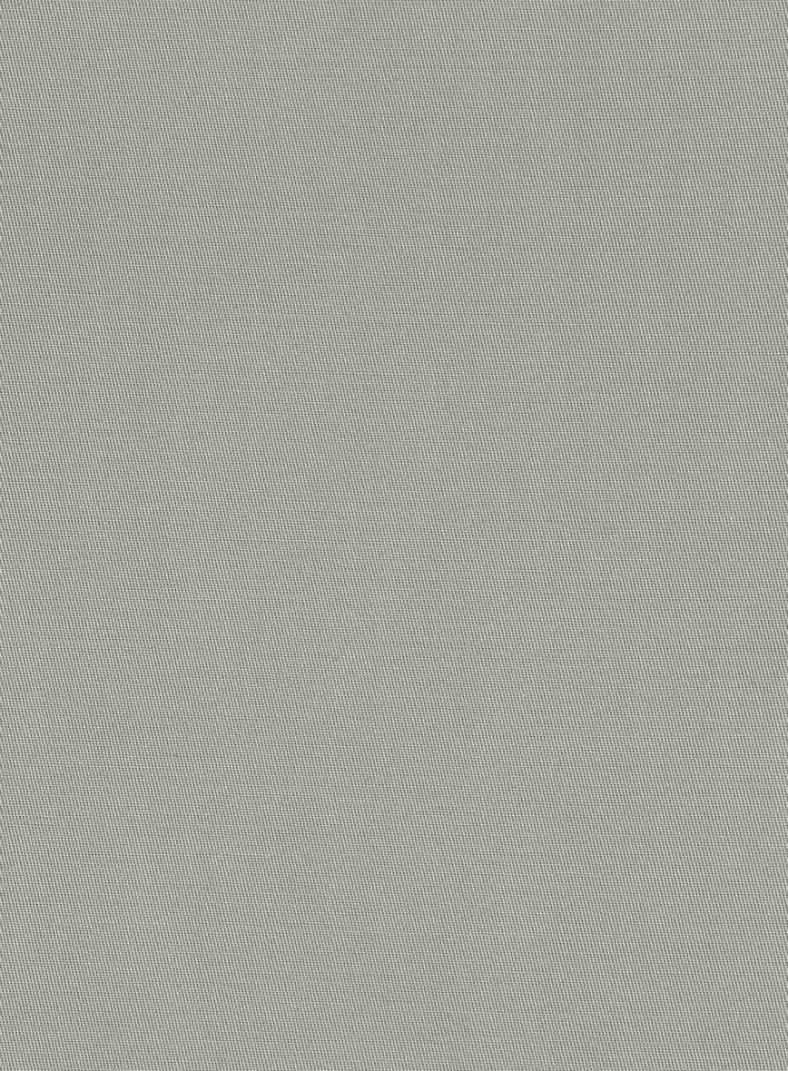 Italian Petrol Gray Cotton Pants - StudioSuits