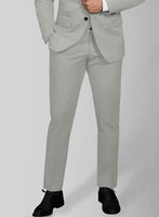 Italian Petrol Gray Cotton Suit - StudioSuits