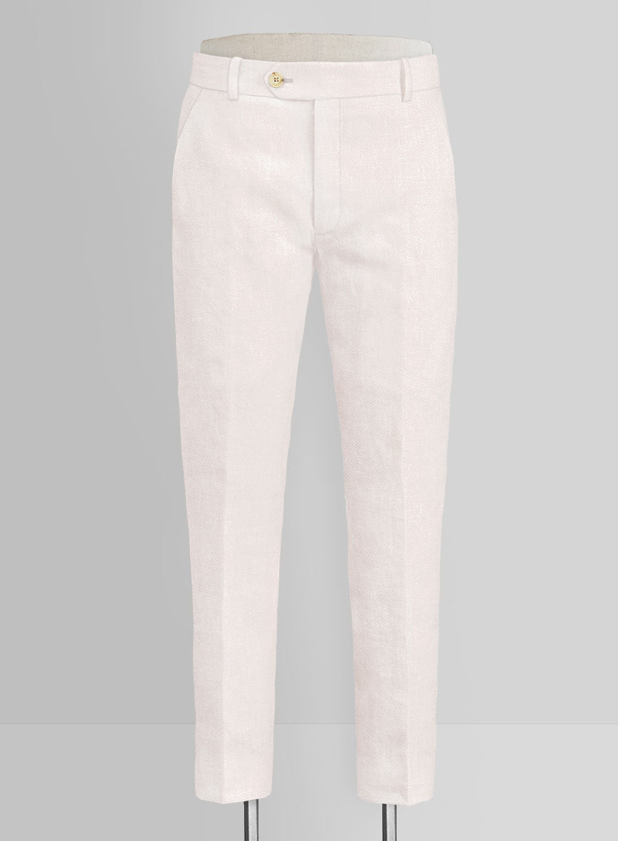 Italian Prato Light Pink Linen Suit - StudioSuits