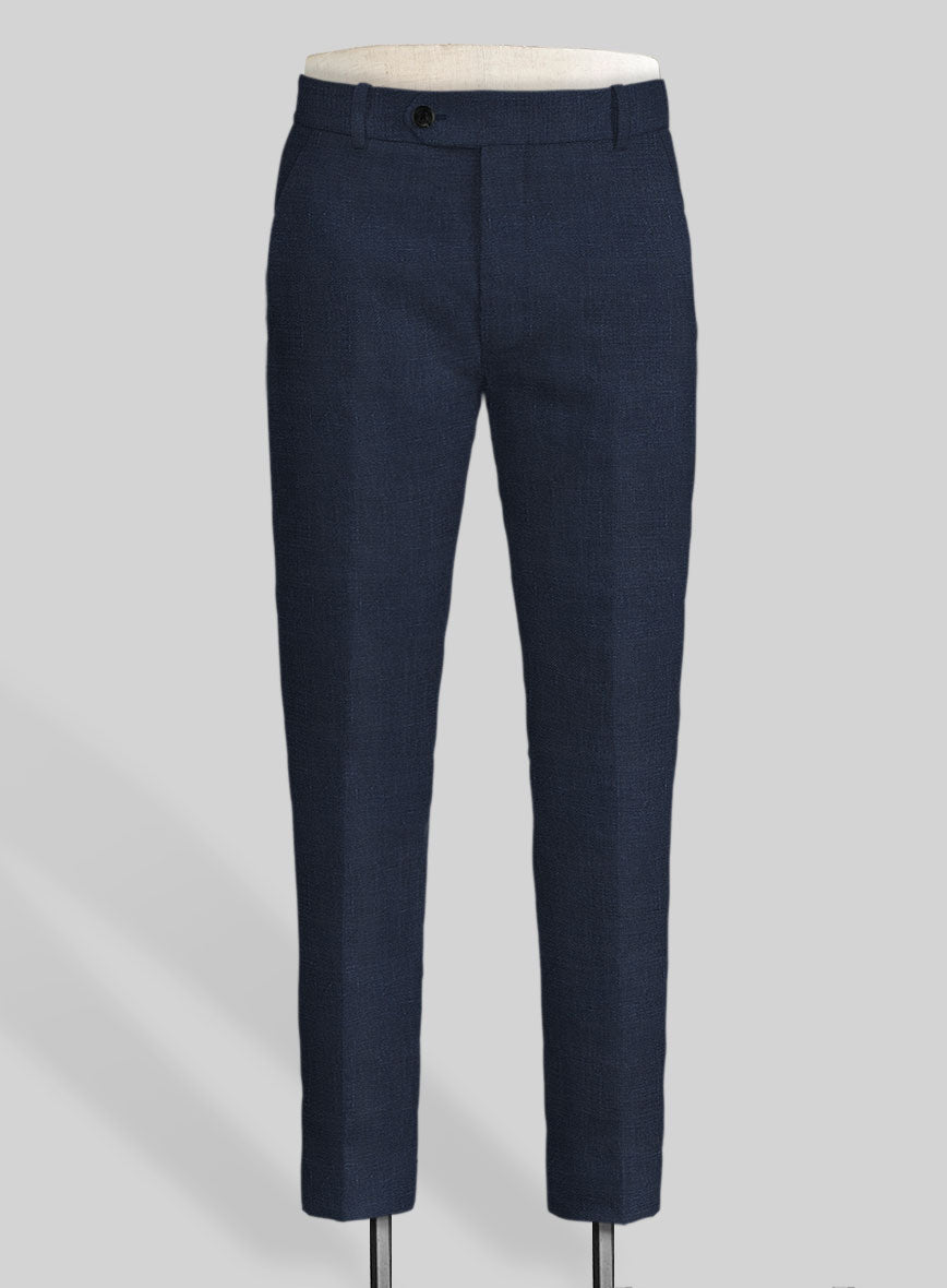 Italian Prato Oxford Blue Linen Suit – StudioSuits