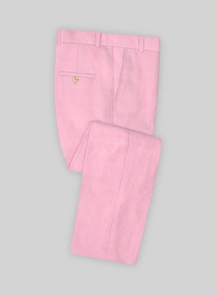 【コットンリネン】Berluti　Slacks Pants　薄ピンク　46　春夏 italianpratopinklinpantlk_gran