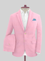 Italian Prato Pink Linen Suit - StudioSuits