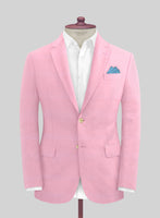 Italian Prato Pink Linen Suit - StudioSuits