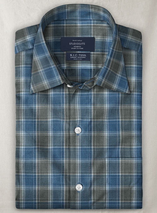 S.I.C. Tess. Italian Cotton Pudoni Shirt - StudioSuits