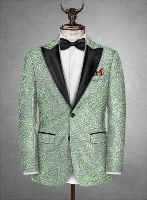 Italian Silk Agelia Tuxedo Jacket - StudioSuits